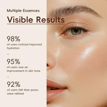 LAIKOU Skincare Set, 7PCS Korean Rice Face Care Kit with Fermented Rice, For Soft, Smooth & Radiant Skin, Christmas Birthday Gifts for Women Teenage Girls Mom Friend, Travel Sized TSA-friendly