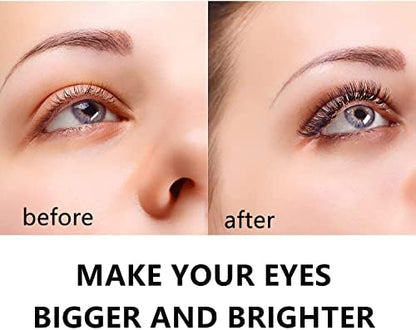 Individual Lashes 45 Clusters Lashes C Curl DIY Eyelash Extension Kit at Home for Make-up Beginner False Eyelashes with Eyelash Glue Tweezers 10/12/14/15/16mm Easy to Use - Natural Style