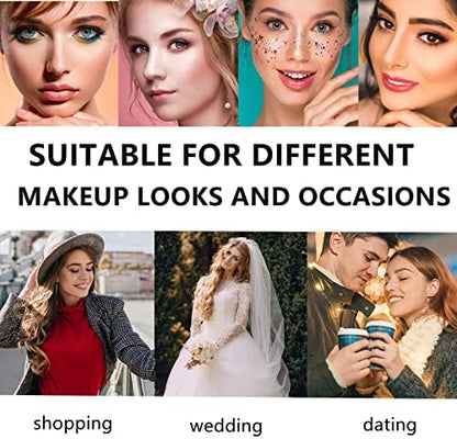 Individual Lashes 45 Clusters Lashes C Curl DIY Eyelash Extension Kit at Home for Make-up Beginner False Eyelashes with Eyelash Glue Tweezers 10/12/14/15/16mm Easy to Use - Natural Style