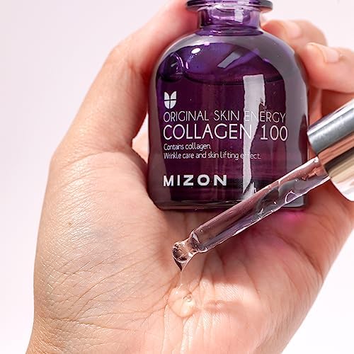 [MIZON] COLLAGEN 100 (30ml) Korean Skincare - Marine collagen serum - Intensive anti-aging treatment - Reduces wrinkles & fine lines - Hydration & Elasticity