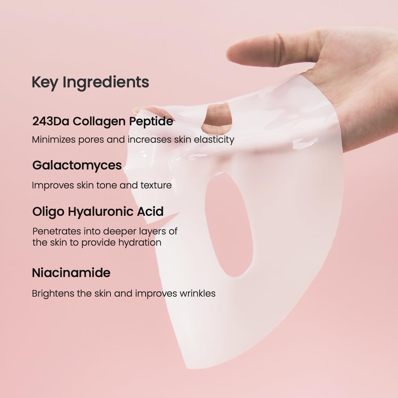 BIODANCE Bio-Collagen Real Deep Mask, Hydrating Overnight Hydrogel Mask, Pore Minimizing, Elasticity, Plumping Improvement, Korean Skin Care, Gifts for Women | 1.19oz(34g) x 4ea