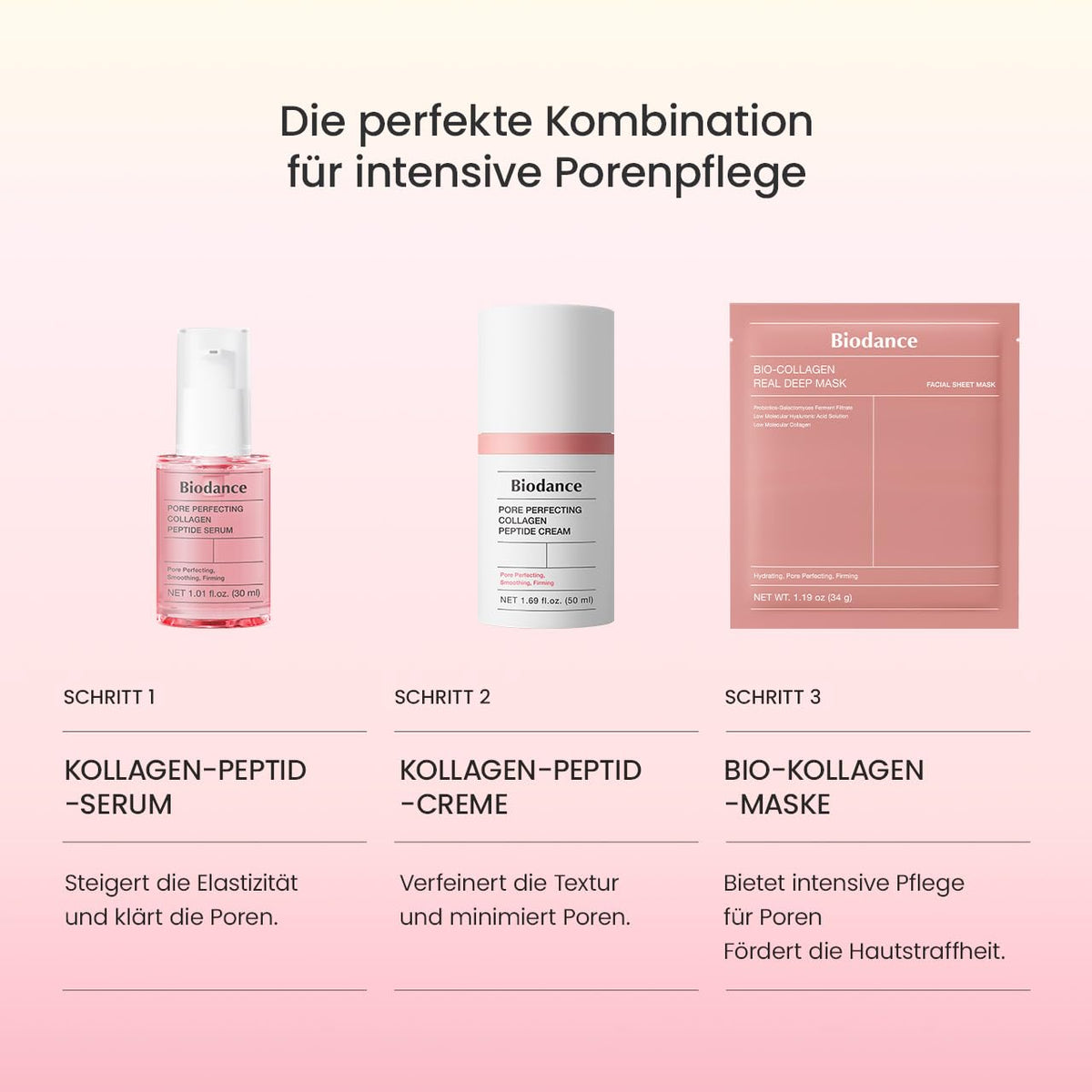 BIODANCE Bio-Collagen Real Deep Mask, Hydrating Overnight Hydrogel Mask, Pore Minimizing, Elasticity, Plumping Improvement, Korean Skin Care, Gifts for Women | 1.19oz(34g) x 4ea