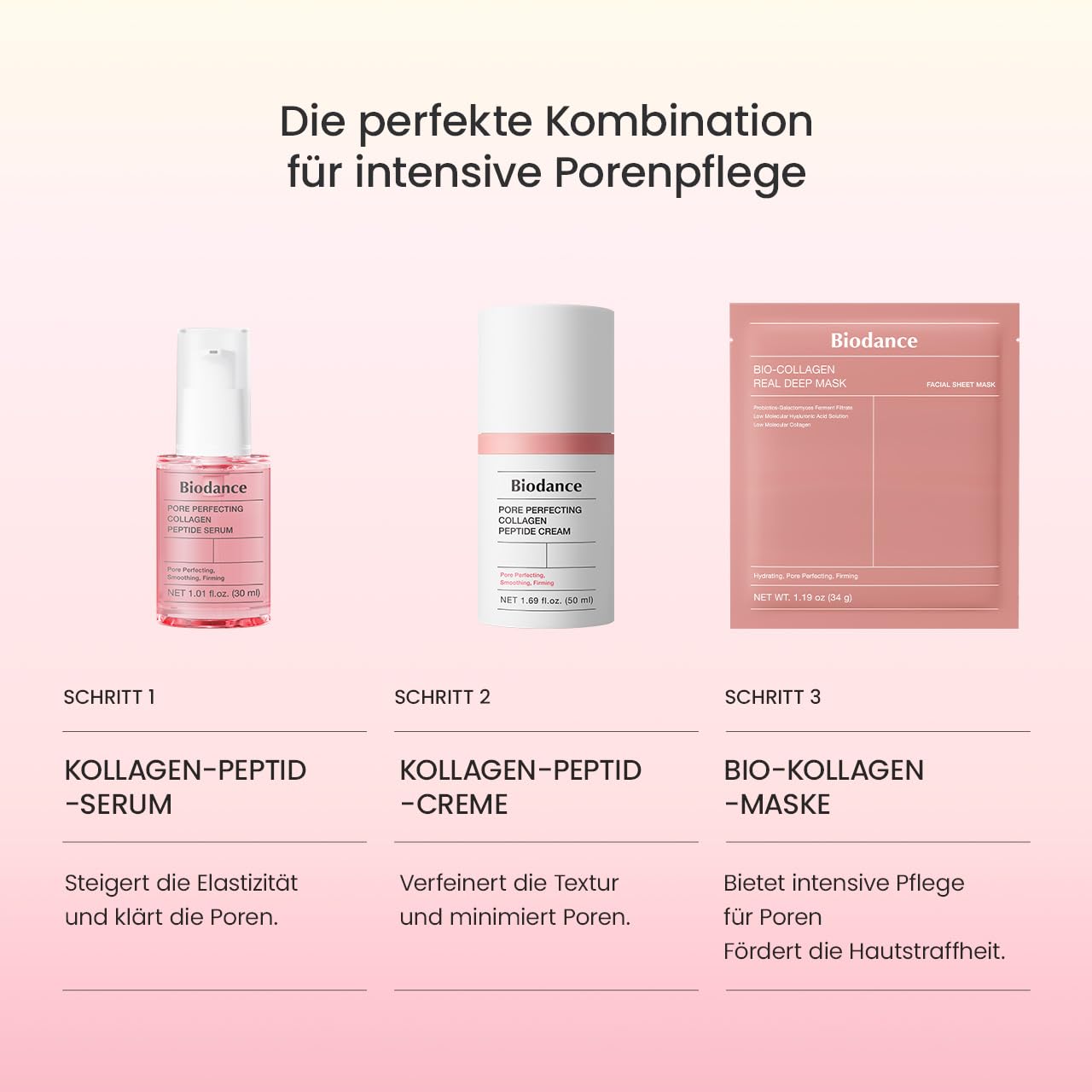 BIODANCE Bio-Collagen Real Deep Mask, Hydrating Overnight Hydrogel Mask, Pore Minimizing, Elasticity, Plumping Improvement, Korean Skin Care, Gifts for Women | 1.19oz(34g) x 4ea