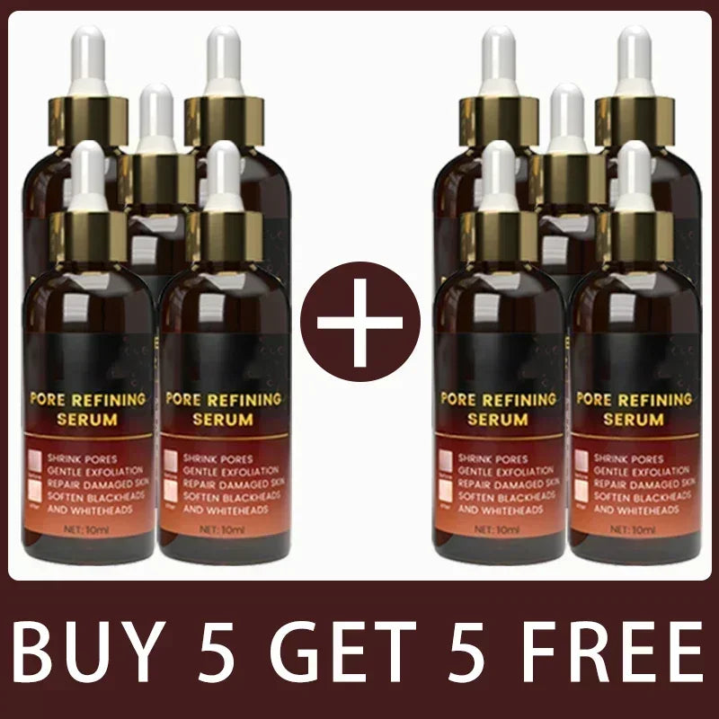 Pore Shrink Face Serum Remove Blackheads Acne Acidity Oil Control Repair Essence Moisturizing Nourish Pores Firming Facial Care