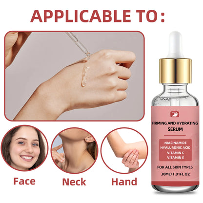 Ottilavie Firming & Hydrating Serum with Moisture Complex. Oil-free, deep moisturizing for face & neck. All skin types,day&night 3 sold